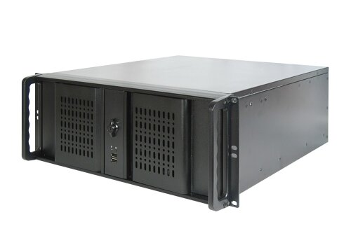 19-inch ATX rack-mount 4U server case - with 6 x 5 1/4 drive-bays