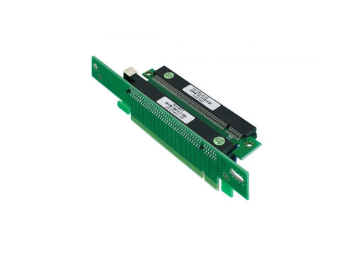 Set: PCIe x16 riser card with extender for 19 IPC chassis with 1U