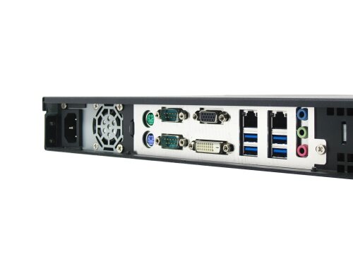 19 Mini Server 1HE kurz Emu A6 - Quad-Core Celeron, mini ITX, Dual LAN
