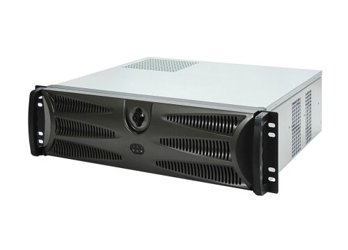 19-inch ATX rack-mount 3U server case - IPC-E338 - 38cm depth, front-lock