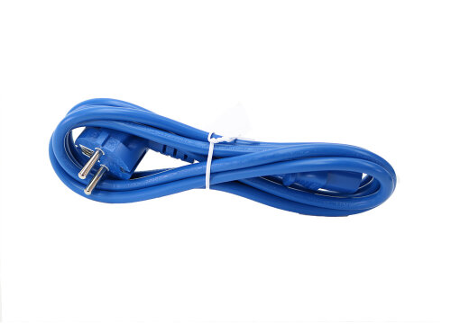 AC power cord - blue - 1.8m