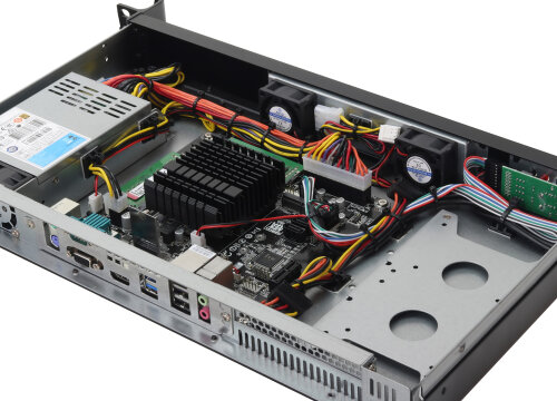 19-inch 1U server-system short Emu A1-J4105 - quad-core Celeron, mini ITX