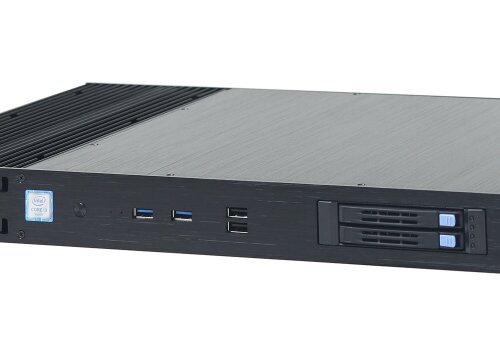 19 Mini Server 1HE kurz Emu S7-Q470 FL - i3 i5, i7, i9 Dual LAN, lüfterlos / fanless