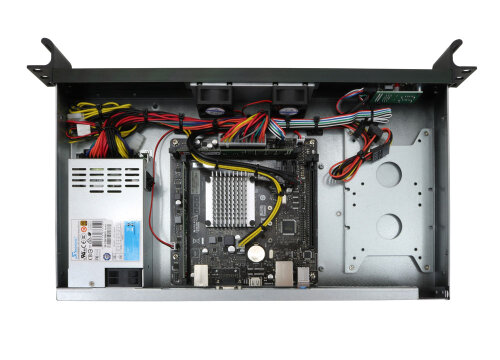 19-inch 1U server-system short Emu A1-J4105-22 - quad-core Celeron, mini ITX