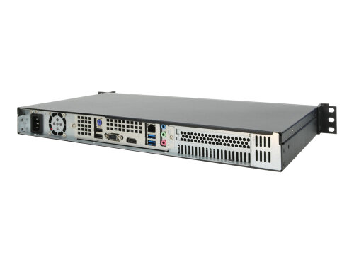 19-inch 1U server-system short Emu A1-J4105-22 silent - quad-core Celeron, mini ITX