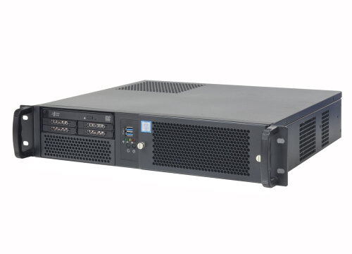 19-inch 2U rack-mount server-system  Dingo S8-Q470 PRO - Core i3 i5 i7 i9, Quad LAN, 38cm short